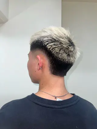 ショート メンズ 稲村 獅童のヘアスタイル