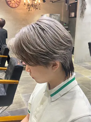 カラー メンズ メンズカット Hikaruのヘアスタイル