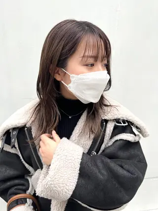 ミディアム 三輪 恭平のヘアスタイル