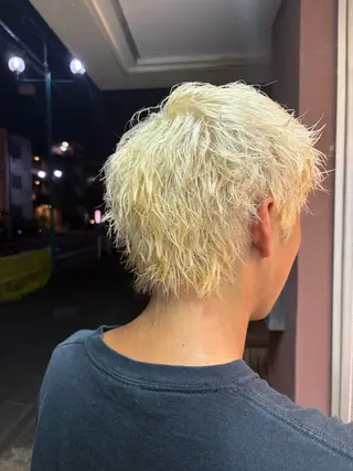 ショート メンズ 原宿/ニュアンス パーマ/HAJIMEのヘアスタイル