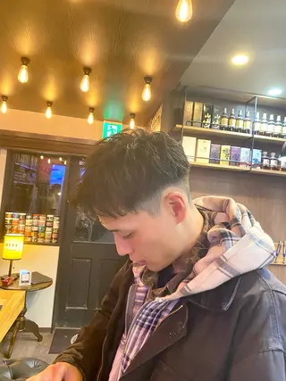 ショート メンズ なかで りゅうのすけのヘアスタイル