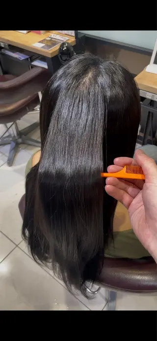 ロング 透明感つやカラー✨ DAIGOのヘアスタイル