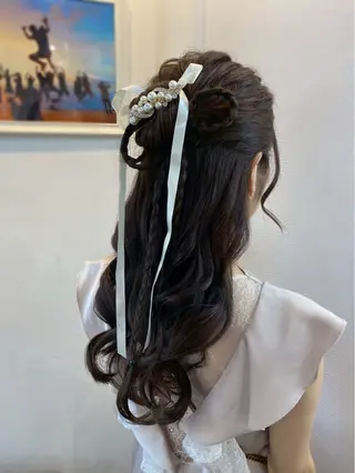 ヘアアレンジ hair make もりした　ゆうのヘアスタイル