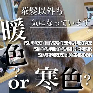 ロング カラー プル艶職人/ にしものヘアスタイル