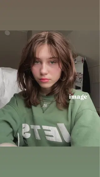 ミディアム YOLO上野所属・MANA/上野/ カラーモデル🖤✨のヘアスタイル