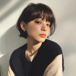 ミディアム 女性カット🌀 カラー⭐️大坂望心のヘアスタイル