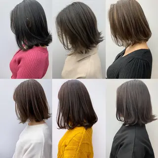 ミディアム カラー RIKU 髪質改善/縮毛矯正のヘアスタイル