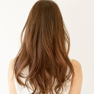 ロング カラー パーマ 森島 久美子のヘアスタイル