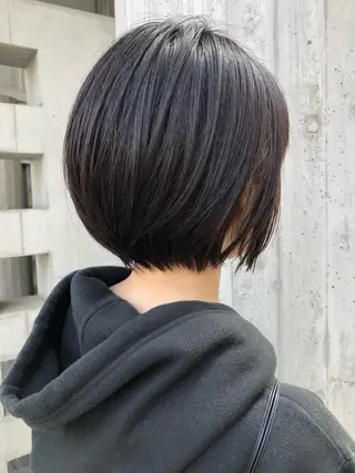 ショート 上品な大人レイヤー 🍀渋谷🍀濱口敬太のヘアスタイル