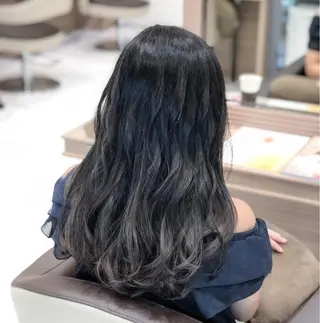 セミロング カラー 💙髪質改善 💙和田💙のヘアスタイル