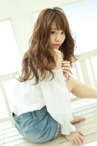 ロング 韓国ヘア🕊村上 ののこ🕊のヘアスタイル