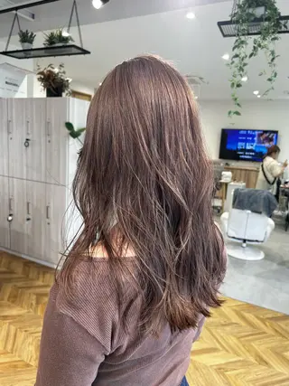 セミロング 透明感カラー🥣 yukihoのヘアスタイル
