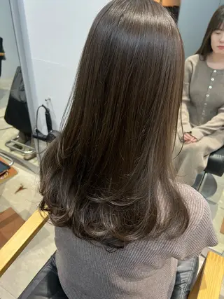 ロング カラー 谷町/Le'a /竹原しおなのヘアスタイル