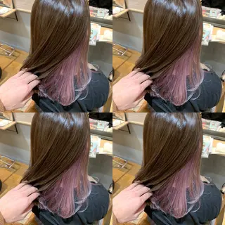 ミディアム ✨縮毛矯正✖︎顔周り レイヤー✨ナカムラのヘアスタイル