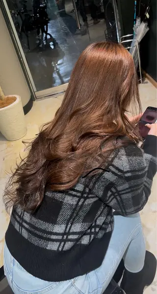 ロング 💖艶ハイトーン髪質 改善💖ケンシンのヘアスタイル