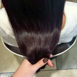 カラー 艶カラー🌟 ブリーチ/紅芭✨のヘアスタイル