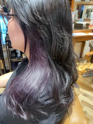 ミディアム カラー バヤラー バイガルマーのヘアスタイル