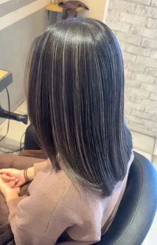 ミディアム たかはし るなのヘアスタイル