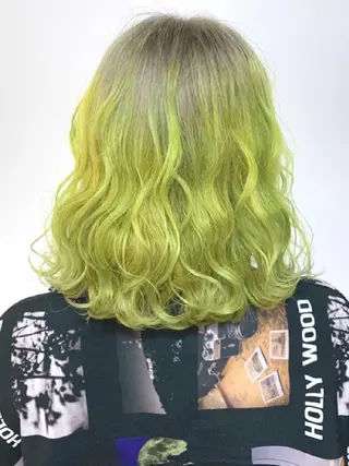 ミディアム カラー ヘアアレンジ 成瀬 弘光のヘアスタイル