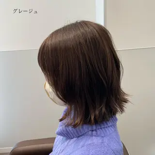 ミディアム カラー SAKI ☺︎のヘアスタイル