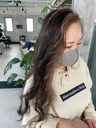 セミロング カラー ALLEN hair 京橋店のヘアスタイル