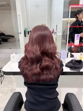 ロング カラー ダメージレスハイ トーン💖kanonのヘアスタイル