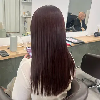 ロング カラー 赤みゼロ/透明感 カラー🌿KANTAのヘアスタイル
