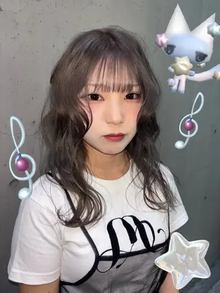 セミロング ⭐︎似合わせカラー /レイヤー✩momoのヘアスタイル