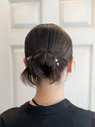 ヘアアレンジ ヘアメイク美容師 🦋サカモトレナ🦋のヘアスタイル