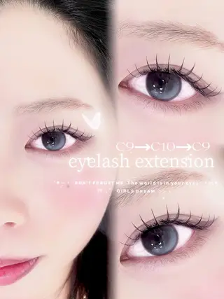 マツエク・マツパ 大阪梅田 SAKI 韓国風束感まつ毛のマツエク・マツパデザイン