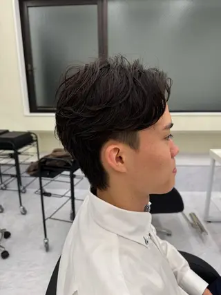 パーマ メンズ little石川 秀のヘアスタイル