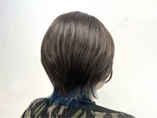 ショート YUZUKI/艶カラ ー/丸みショートのヘアスタイル