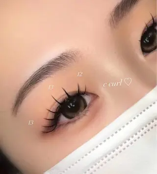 マツエク・マツパ OkawaKyo🎀 MAQUIA神戸三宮のマツエク・マツパデザイン