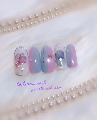 ネイル Blue bird  nailのネイルデザイン
