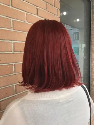ミディアム カラー パーマ ヘアアレンジ メンズ キッズ ネイル マツエク・マツパ サロンドミルク 原宿のヘアスタイル