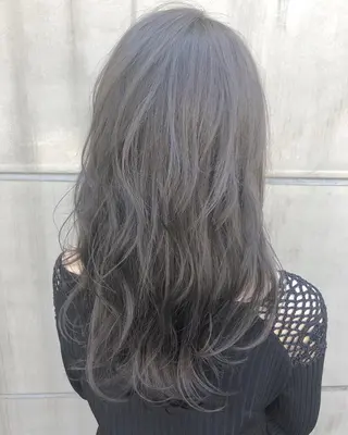 セミロング カラー 北間 寛哉のヘアスタイル