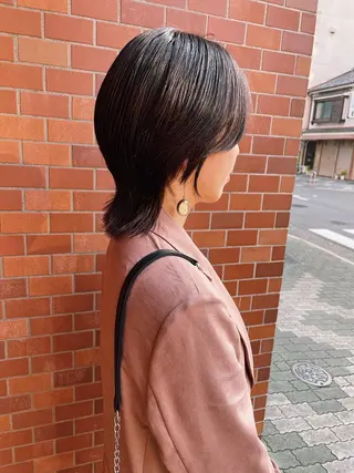 ショート 丹羽大喜 縮毛矯正/美髪矯正のヘアスタイル