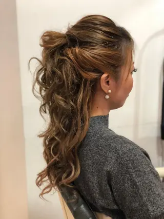 ロング パーマ ヘアアレンジ メンズ キッズ ネイル マツエク・マツパ 一人一人の輝きを 心を込めてのヘアスタイル
