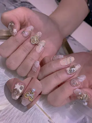 ネイル 長さだし専門店 M2　rikaのネイルデザイン