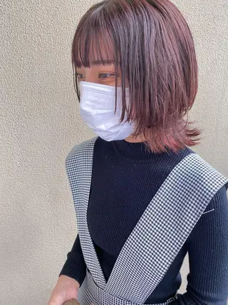 ミディアム 武内 凌レイヤーカット🐺のヘアスタイル