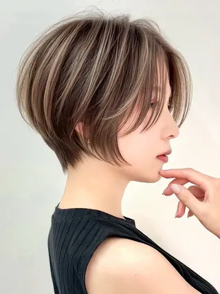 ショート カラー Lond Bloom 天神ショート/ボブのヘアスタイル