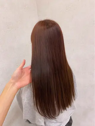 カラー Wカラー┆ブラウン ┆うる艶┆ゆうはのヘアスタイル