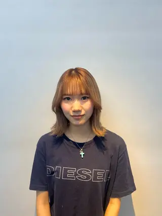 ミディアム 逢坂 智也のヘアスタイル