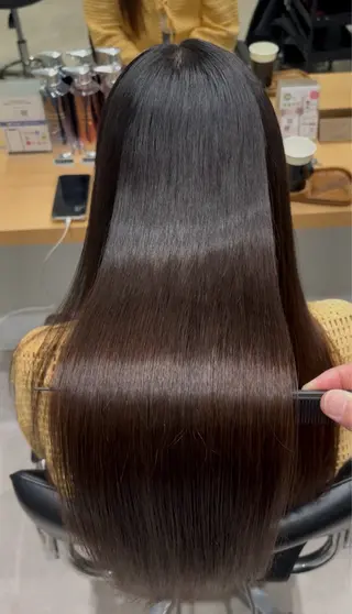 ミディアム 髪質改善ヘアケア 艶髪特化/上田のヘアスタイル