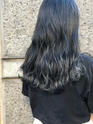 ロング カラー ヘアアレンジ メンズ キッズ ネイル マツエク・マツパ 透明感カラー🤎 ゆりのヘアスタイル