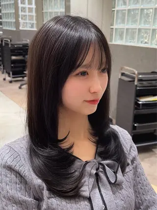 ロング カラー 🥇KEN /レイヤー/カラーのヘアスタイル