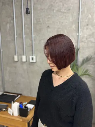 ショート 艶カラー／ナチュラル スタイル/Ayukaのヘアスタイル