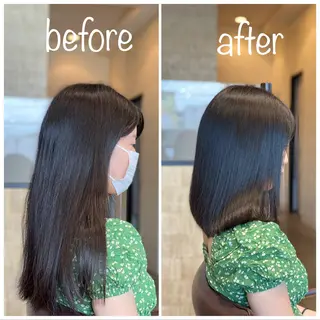 セミロング 宮城 将大のヘアスタイル