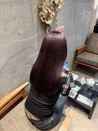 ロング カラー 吉川 慶斗のヘアスタイル