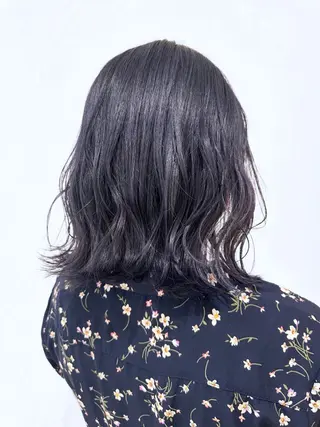 ミディアム インナーカラー 💎しまだゆうかのヘアスタイル